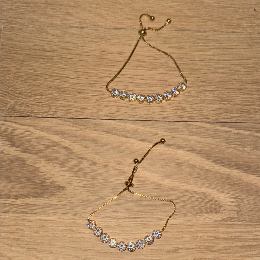 Bezel Set Bracelet